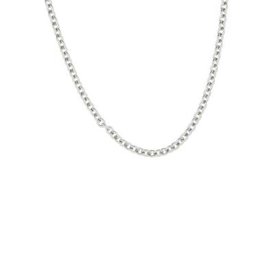 Edelstahlkette FIRETTI "Schmuck Geschenk Ankerkettengliederung, 2,9 mm breit" Gr. 80, silber (edelstahlfarben), Halsketten, Damen, 80, Edelstahl, B: 2,9mm, Made in Germany, B:2,9mm Image