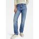 Straight-Jeans G-STAR RAW "Strace Straight Wmn" Gr. 26, Länge 32, blau (sun faded blue) Damen Jeans Gerade