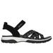 Skechers Women's Arch Fit Reggae Sport - Gotta Go Sandals | Size 10.0 | Black | Textile/Synthetic | Vegan | Machine Washable