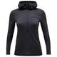 Peak Performance - Women's Light Hooded Fleece Half Zip - Fleecepullover Gr M schwarz