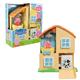 Tomy Toomies E73415 Peppa's House Badespielset Peppa Pig Spielzeug Fenstersprenger & Waschmaschine – Arbeitsdusche & Badewanne Kinder ab 18 Monaten, Mehrfarbig