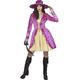 (PKT) (9911341) Adult Ladies Captain Pirate Bride Pink Costume (UK 12-14)