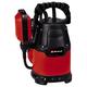 Einhell Tauchpumpe GC-SP 2275 (220 W, 7.500 Liter pro Stunde, max. Förderhöhe 6 m, flachabsaugend bis 5 mm, Klarwasserpumpe, bis zu 5 mm Partikelgröße)