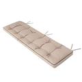 Bench Cushion Bench Cushion Cushion Outdoor Bench Cushion for Benches in the Home and Garden Seat Cushion 120 x 50 cm Beige