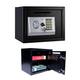 Home Electronic Safe - Security Steel Digital Electronic Code Safe Box With Two Keys For Home Office Business Jewelry - Black Scratch Resistant Finish-25 x 35 x 25cm, 16L