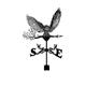 Eagle Shape 3d Retro Stainless Steel Exquisite Weathervane Roof Decoration Specialized Wind Measuring Tool For Outdoor Garden Farmhouse Black Weather Vane