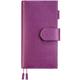 Ox Knight Leather Cover for Hobonichi Weeks/Weeks Mega - with Pen Loop, Card Slots, Back Pocket, and Bookmarks (Purple)