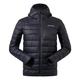 Berghaus Men's Silksworth Hooded Down Insulated Jacket, Jet Black, XL