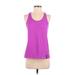 Under Armour Active Tank Top: Purple Activewear - Women's Size Small
