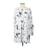 Crystal Doll Casual Dress - Mini: White Print Dresses - Women's Size Medium