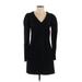 Maison Cinqcent Casual Dress - Sweater Dress: Black Dresses - New - Women's Size Small