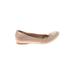 J.Crew Flats: Gold Shoes - Women's Size 7 - Round Toe