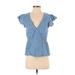 J.Crew Sleeveless Blouse: Blue Tops - Women's Size 2