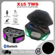 Écouteurs sans fil Bluetooth X15 TWS casque gamer faible latence de 65ms casque gamer avec micro