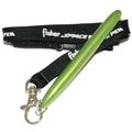 Fisher Space Pen BULLET - LIME GREEN WITH D RING BLACK FISHER LANYARD