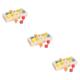 TOYANDONA 3 Sets Screw Toy Preschool Educational Toys Kids Toys Childrens Toys Kid Toys Kidcraft Playset Screw Early Education Toy Kids Puzzles Children Educational Toy Blocks Toddler Wooden