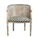 Accent Chair - MacKenzie-Childs Perfetto Accent Chair Cotton in Black/Brown/Gray | 30 H x 25.5 W x 22.5 D in | Wayfair 247-6018