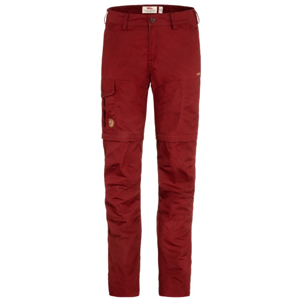 Fjällräven - Women's Karla Pro Zip-Off Trousers - Zip-Off-Hose Gr 46 - Raw Length rot