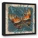 August Grove® Blue Swirls & Orange Butterfly Canvas in Blue/Orange | 17.75 H x 17.75 W x 1.75 D in | Wayfair E31D12F742C54C2BB9319DBBAB383208