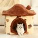 Tucker Murphy Pet™ Derrius Cat Bed Warm Plush Anti Collapse w/ Reinforced Frame Structure, Fully Removable Fleece | Wayfair