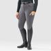 Piper Knit Everyday High - Rise Breeches by SmartPak - Knee Patch - 30L - Charcoal - Smartpak