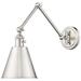 Gayson by Z-Lite Brushed Nickel 1 Light Wall Sconce