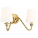 Gianna by Z-Lite Modern Gold 2 Light Wall Sconce