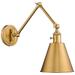 Gayson by Z-Lite Rubbed Brass 1 Light Wall Sconce