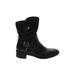 Naturalizer Ankle Boots: Black Solid Shoes - Women's Size 8 - Round Toe