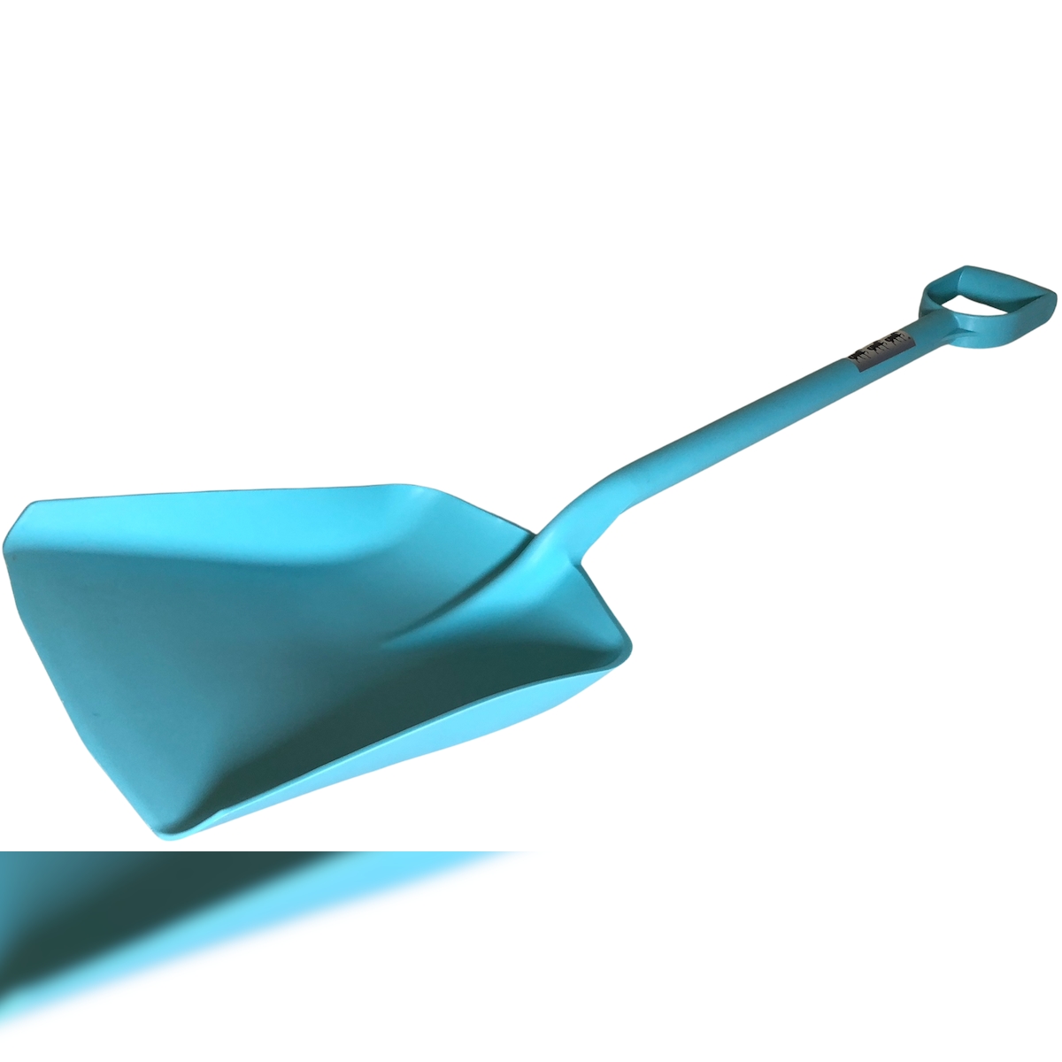 Horse Guard Kornschaufel Plastikschippe Futter Getreide hellblau Kunststoff Image