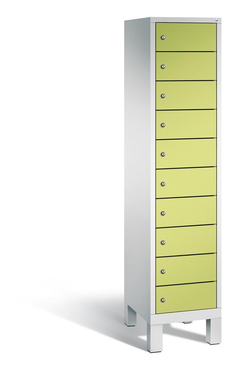 C+P Schließfachschrank Evolo, H1850xB420xT500mm, 7035/0024 Image