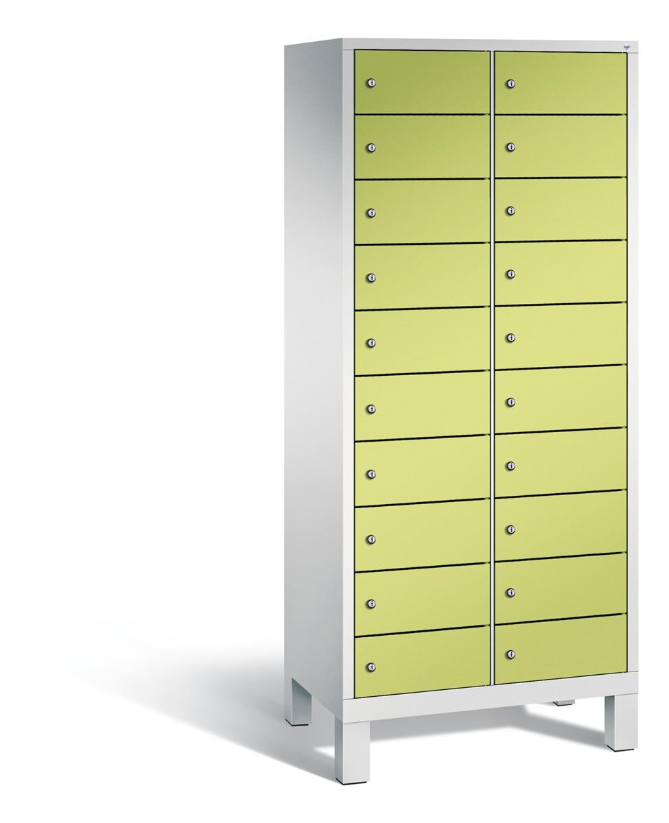 C+P Schließfachschrank Evolo, H1700xB810xT500mm, 7035/0024 Image