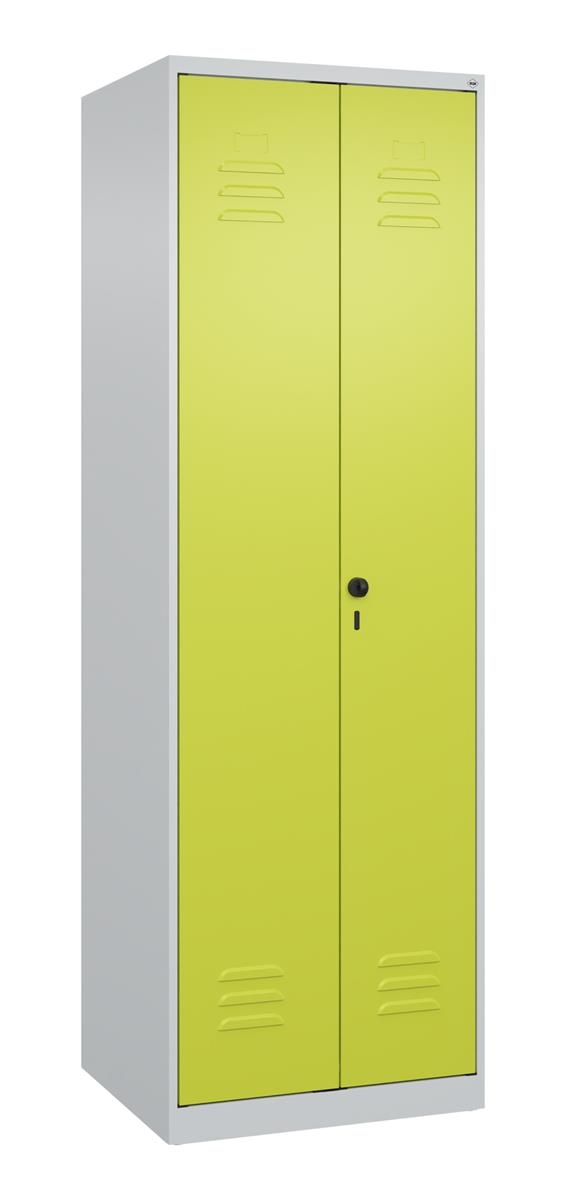 C+P Wäsche-/Garderobenspind Classic PLUS, 2 Abteile, 1850x600x500mm, 7035/0024 Image