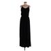 Lush Casual Dress Scoop Neck Sleeveless: Black Solid Dresses - Women's Size X-Large