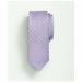 Brooks Brothers Men's Silk Basketweave Dot Tie | Purple | Size Regular