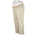 Gap - Maternity Khaki Pant: Tan Solid Bottoms - Women's Size 16 Maternity