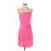 Urban Outfitters Casual Dress - Party Cowl Neck Sleeveless: Pink Print Dresses - Women's Size Small