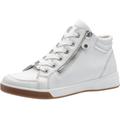 High-Top-Sneaker, Leder, Reißverschluss, für Damen