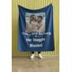 Personalised Couple Throw Blanket Cute Custom Couple Snuggle Blanket wedding valentine gift for husband wife bride groom housewarming pillow