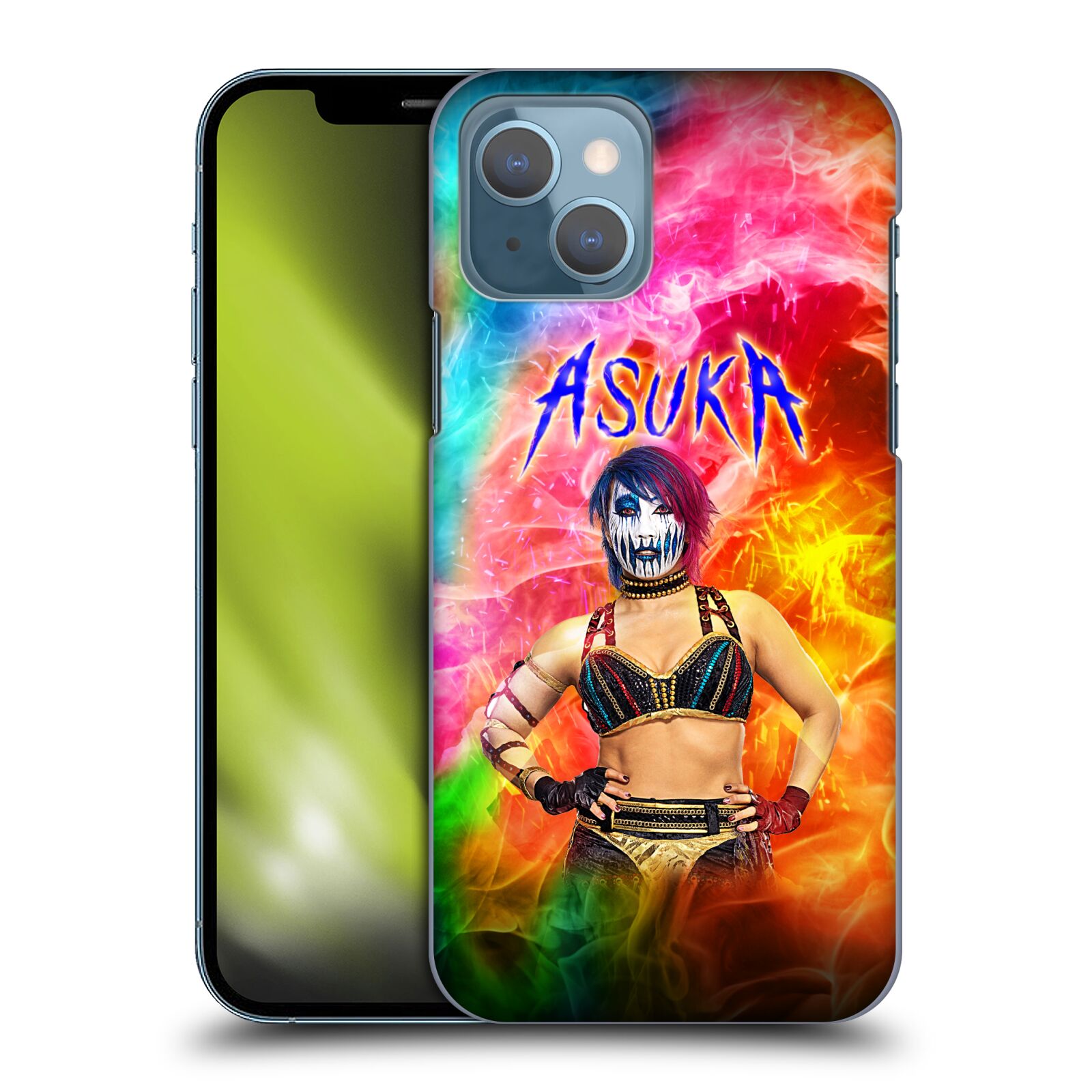 WWE Asuka Colourful Portait Phone Case - iPhone Image