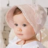 Hat Toddler Cute Baby Girls Floral Princess Lace Summer Sun Beach Kids Infant Sun Hat