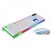 KARLSITEK Usb Luminous Game Keyboard And Mouse Set Wired Computer Mechanical Feel Backlit Keyboard And Mouse Set