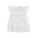 TheFound Toddler Baby Girl Sequin Tulle Dress Sleeveless Mesh Tutu Dress Summer Ruffle Layered Princess Birthday Cake Dress