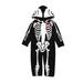 Infant Baby Boy Girl Skeleton Outfit Funny Halloween One Piece Jumpsuit Rompers Spooky Clothes
