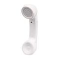 Wireless Retro Telephone Handset and Wire Radiation-Proof Handset Receivers Headphones for a Mobile Phone with Comfortable Call (White)