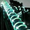 Led Light Strip Fruit Green Tube Light USB Powered Outdoor Lollipop Rope Light Waterproof Green and White Lollipop Tube Suitable for DIY Weddings Parties Gardens Hallway