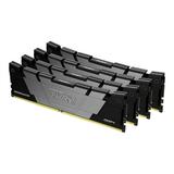 Kingston FURY Renegade - DDR4 - kit - 32 GB: 4 x 8 GB - DIMM 288-pin - 3600 MHz / PC4-28800 - CL16 - 1.2 V - unbuffered - non-ECC - black