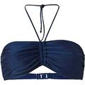 SBYOJLPB Women s Swimsuit Women s Summer Mix & Match Plain Bikini Bandeau Top Swimwear Beachwear Dark Blue(S)