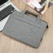 Kuluzego Shoulder Strap Laptop Bag Men s and Women s Portable Shoulder Bag Inner Sleeve Bag 13.3 Inch Fashion Tablet Bag Gray