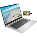 2020 Newest HP Chromebook 14 Inch FHD 1080P Laptop with Webcam Intel Celeron N4000 up to 2.6 GHz 4GB RAM 64GB eMMC Webcam WiFi 5 Chrome OS | 32GB Tela USB Card